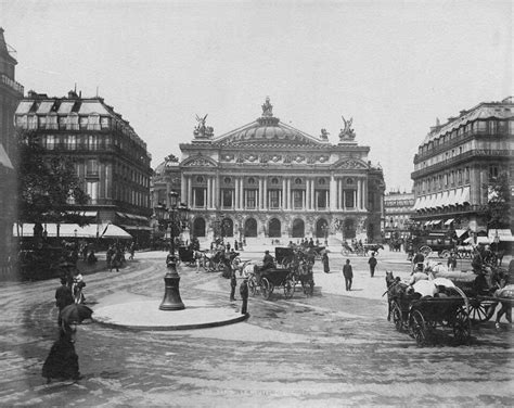 Place De L Opéra 1880 Charles Garnier Paris Opera House Chatou Old