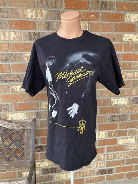 Size M Michael Jackson T Shirt Vintage Men S Unisex Etsy