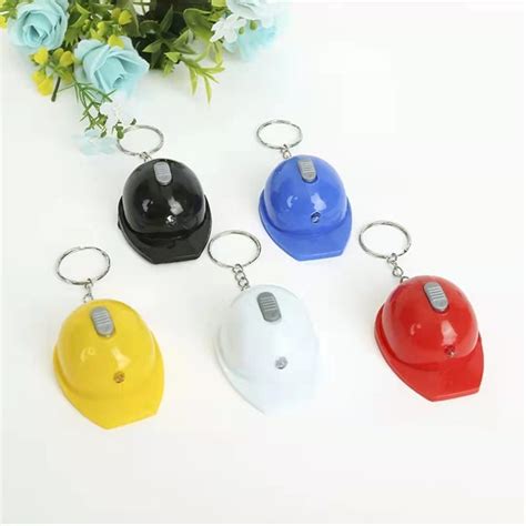 New Helmet Keychains Bottle Opener Beer Knock Led Illuminated Keychain