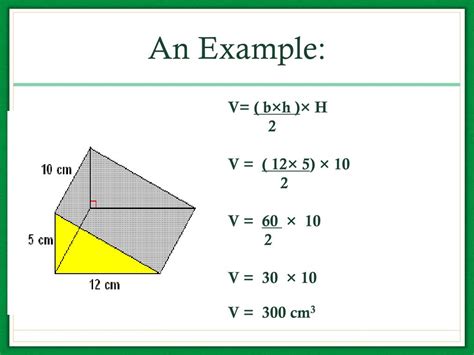 How To Calculate Volume Of A Triangular Prism