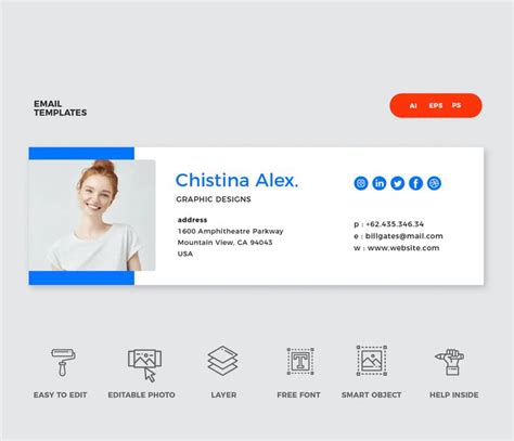 Pin On Email Signature Templates