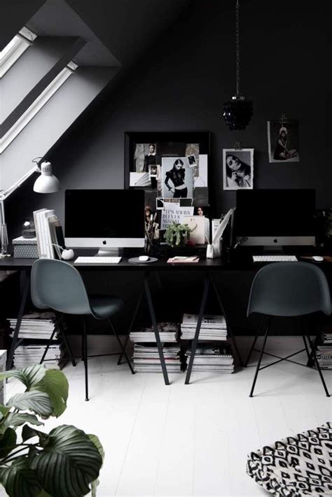 My Dark Grey Home Office In Copenhagen — House Of Valentina Gray Home