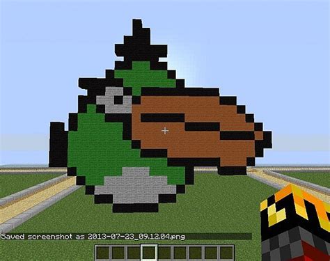 Angry Birds Pixel Art Series Minecraft Project