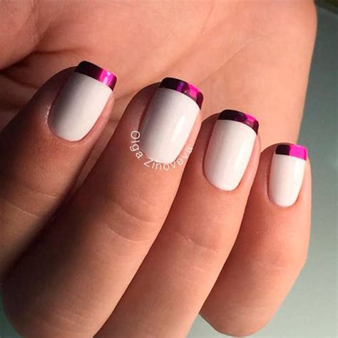 100 New French Manicure Designs To Modernize The Classic Mani French
