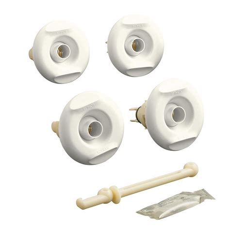 A home is more than just a house, and decor is more than just furnishings. KOHLER Flexjet Whirlpool Trim Kit with 4-Jets in Biscuit-K ...