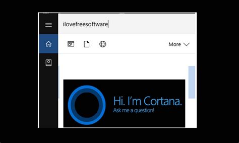 How To Show Cortana Search Box On Top When Searching In Windows 10