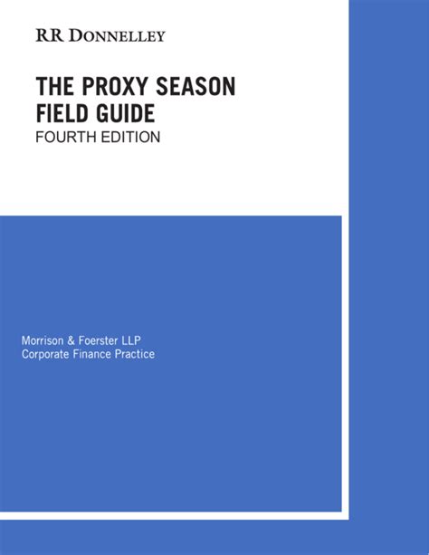 2014 proxy season field guide
