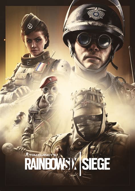 Siege Poster Composition Elite Operator Skins Rrainbow6