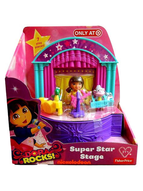 Fisher Price Dora The Explorer Super Star Stage Playset With Play