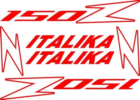 Kit Calcomania Sticker 150z Italika Efx Vinil Moto Ss Cuotas Sin Interés