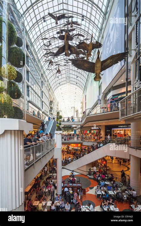 Eaton Centre Mall Toronto Stock Photo Alamy