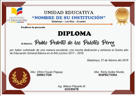 Pin En Diplomas
