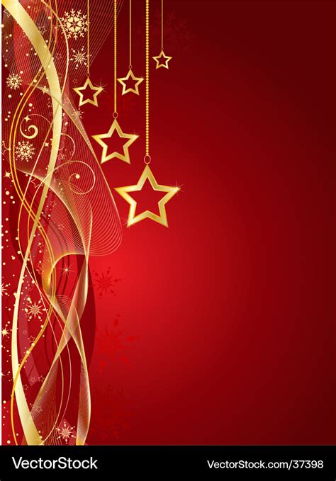 Christmas Star Background Royalty Free Vector Image