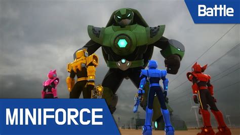 Miniforce Battle Scene 5 Miniforce Vs Tores Youtube