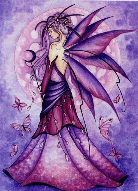 Lavender Moon Fairy Artwork Fairy Art Beautiful Fairies