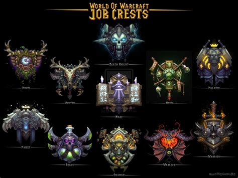 World Of Warcraft Job Crests By 1j9e8p7 On Deviantart World Of