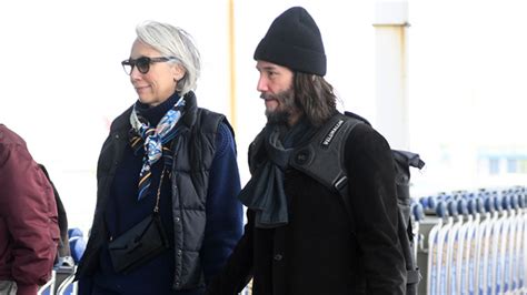 Keanu Reeves And Girlfriend Alexandra Grant Hold Hands At Jfk Photos