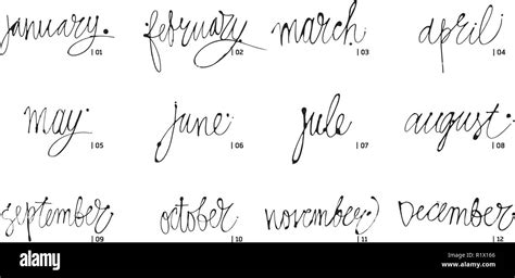 Handwritten Names Hi Res Stock Photography And Images Alamy