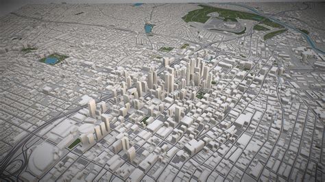 Los Angeles 3d City Model Buy Royalty Free 3d Model By 3d City