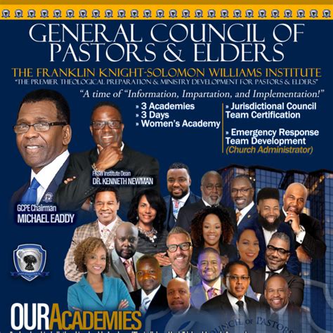 Pastors And Elders Council Church Of God In Christ
