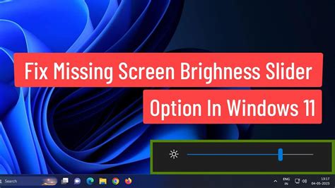 Fix Missing Screen Brightness Slider Option In Windows 11 Iphone Wired