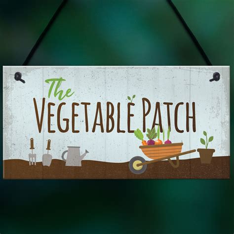Personalized garden decorative metal sign, vintage recessed look fruit, herb and vegetable garden sign, garden sign decorative outdoor, outdoor garden metal sign, grandma's garden decorative sign $9.99 $ 9. Vegetable Patch Vegetable Garden Shed Sign Grandad Grandma