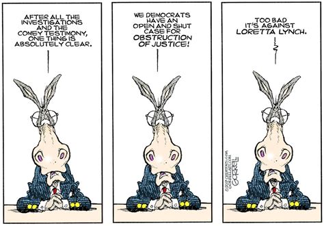 Political Cartoon Us Trump Democrats Impeachment Loretta Lynch The Week