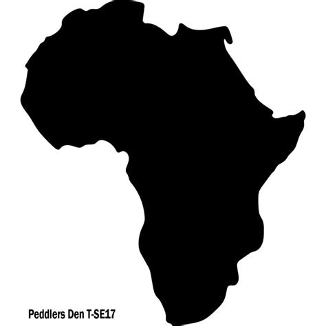 T Se17 Africa Continent Stencil