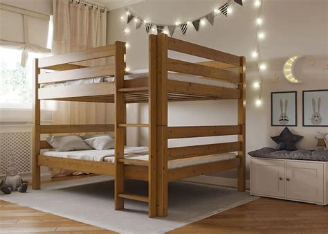 Double Over Double Bunk Beds For Adults Reinforced Beds