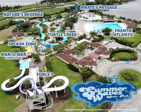 Summer Waves Water Park Jekll Island Featuring The