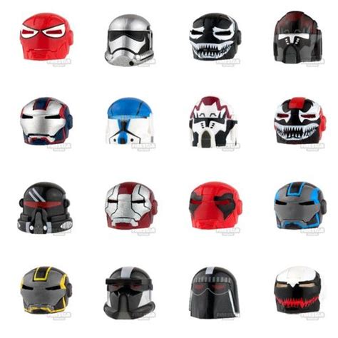Clone Army Customs Helmets Custom Lego Minifigures