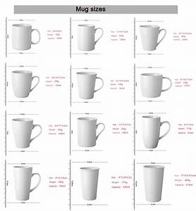 Coffee Mug Sizes Chart
