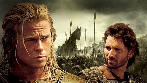 Hd Wallpaper Movie Troy Brad Pitt Eric Bana Wallpaper Flare