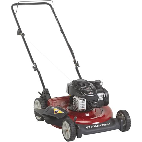 Murray 21 Gas Push Lawn Mower With Side Discharge Mulching Rear Bag