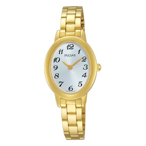Pulsar Ladies Everyday Value Gold Tone With White Dial Jewelry