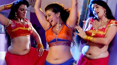 Akshara Singh Hot Saree And Navel Sudh Deshi Maal Item Songs Compilation Youtube