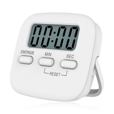Portable Digital Kitchen Timer Magnetic Cooking Countdown Alarm With