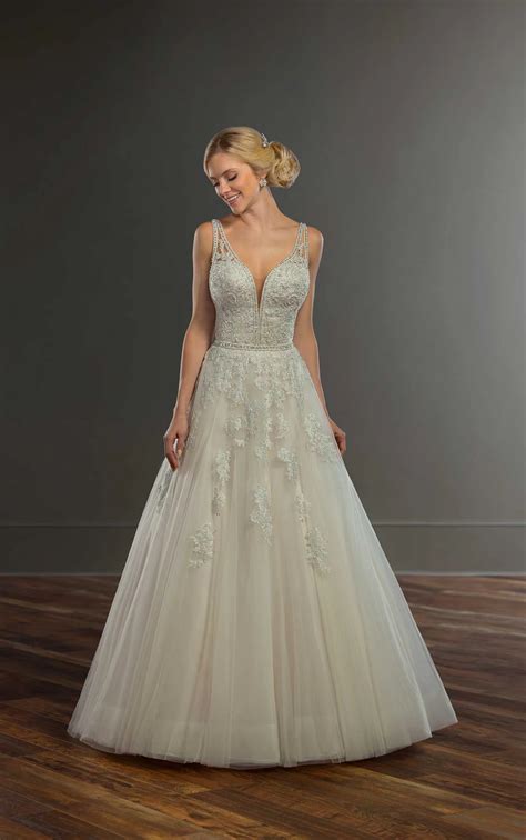 Elegant Beaded Ballgown Wedding Dress Martina Liana Wedding Gowns