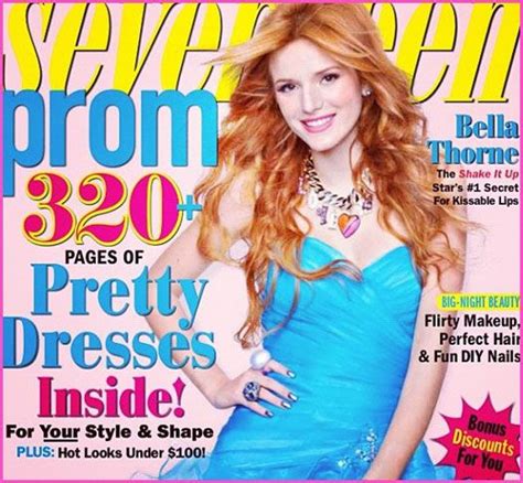 Bella Thorne And Zendaya Coleman Seventeen Magazine Prom Covers Bella