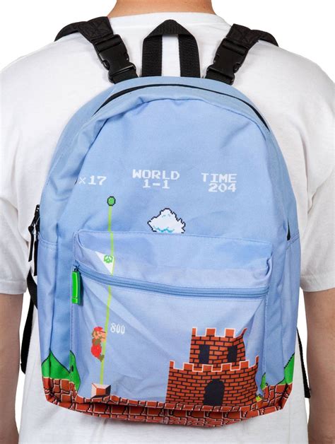 Super Mario Reversible Backpack Super Mario Super Mario Bros Backpacks