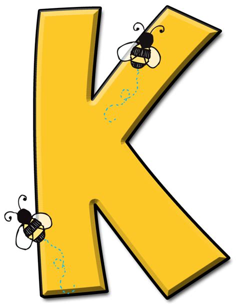 Bee Letters Clip Art Clip Art Library