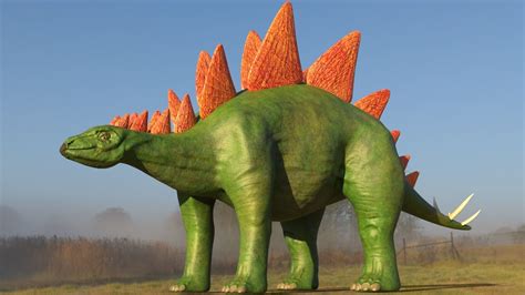 3d Model Stegosaurus Dinosaur With Spikes Vr Ar Low Poly Cgtrader