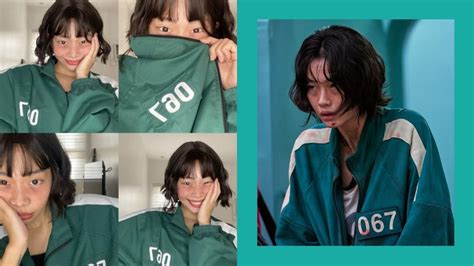 Look Rhea Bue Dresses Up As Jung Ho Yeons Squid Game Character