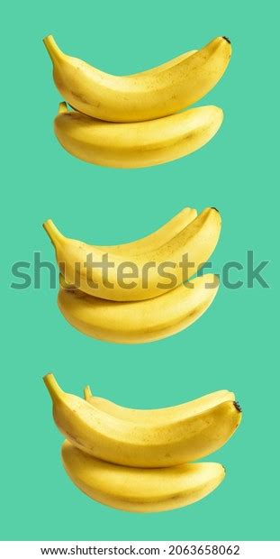 Fresh Yellow Banana Fruit Isolated Clipping Stock Photo 2063658062