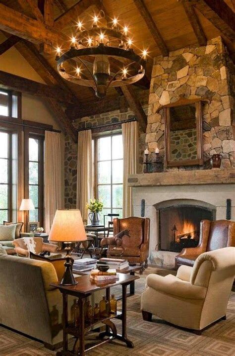 Texas Hill Country Style Rustic Living Room Design Rustic Living