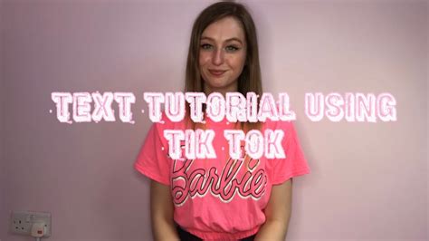 How To Add Text Into Your Tik Tok Video Using Only The App Tik Tok