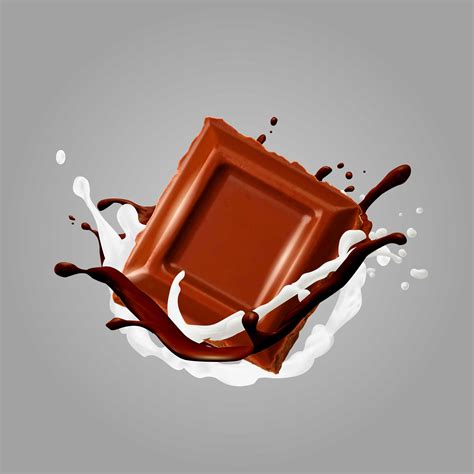 Chocolate In Splash Vector Illustration 370653 Vector Art At Vecteezy