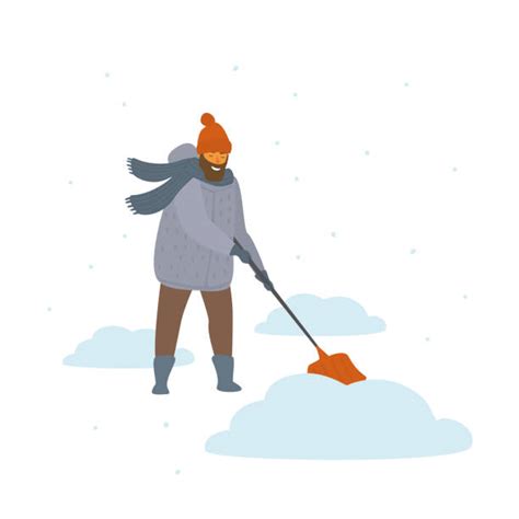 Man Shoveling Snow Clip Art