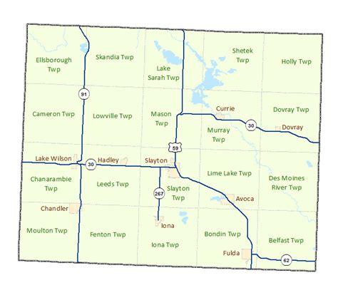 Murray County Maps