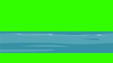 River Water Flow Animation Green Screen 2d Flash Animation For